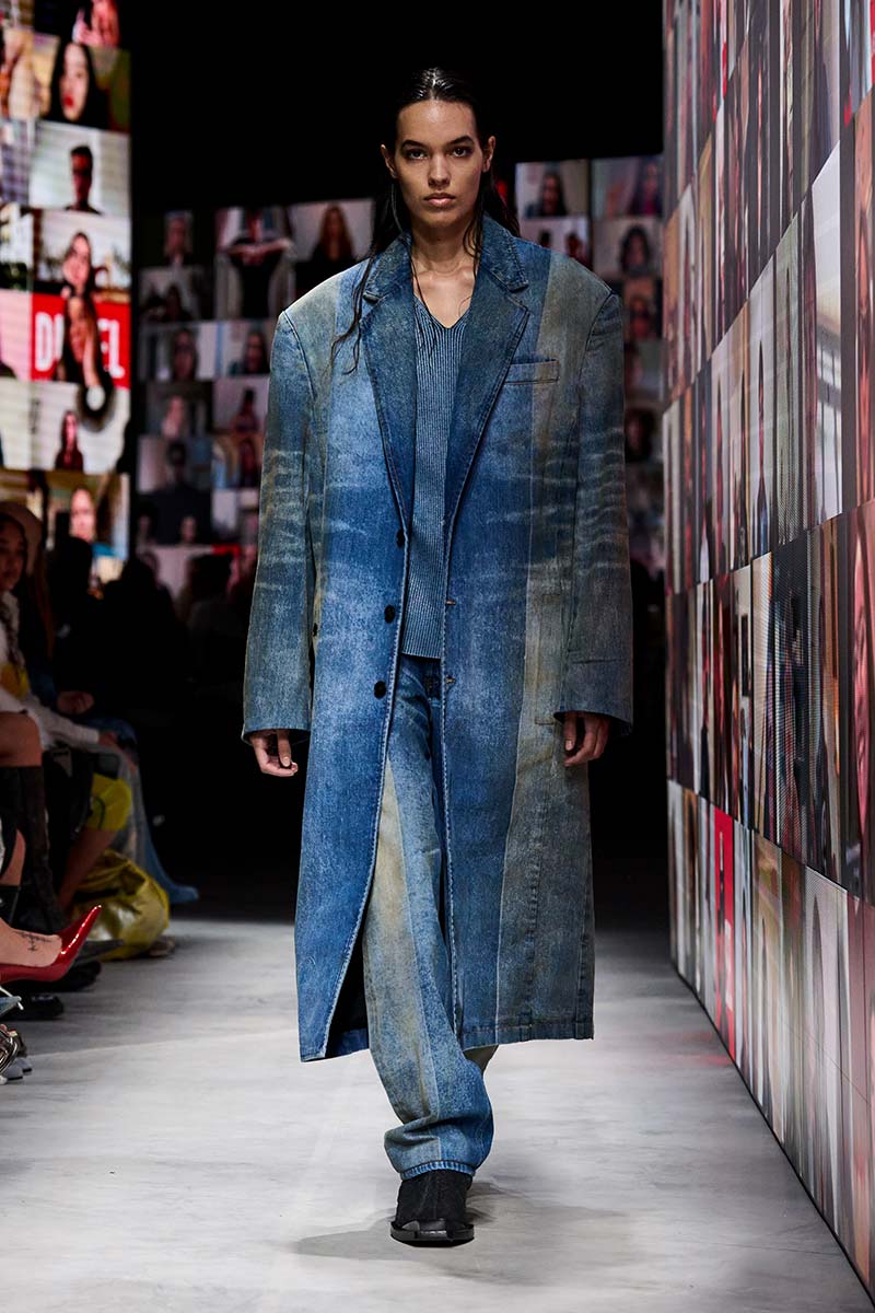 5 idee dalla collezione moda Diesel autunno inverno 2024 2025 – Photo courtesy of Diesel