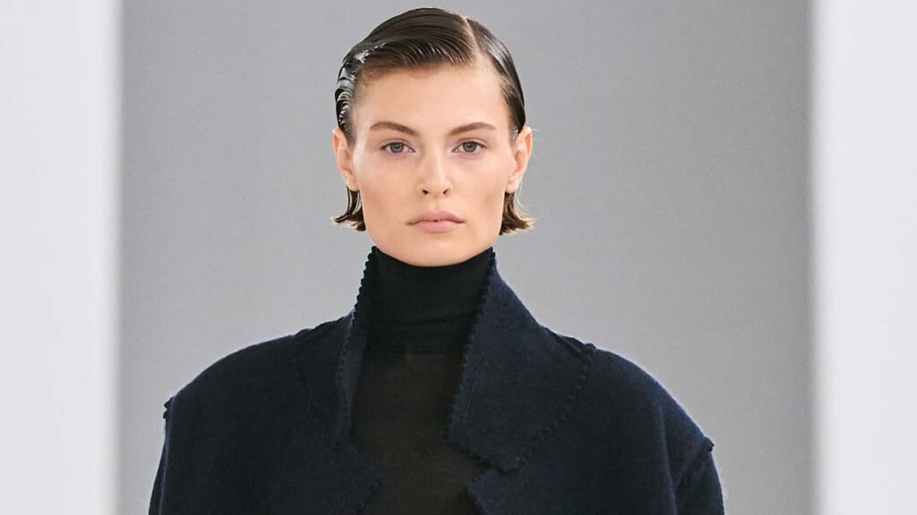 3 acconciature corte per l'inverno 2024 2025 - Photo courtesy of Max Mara