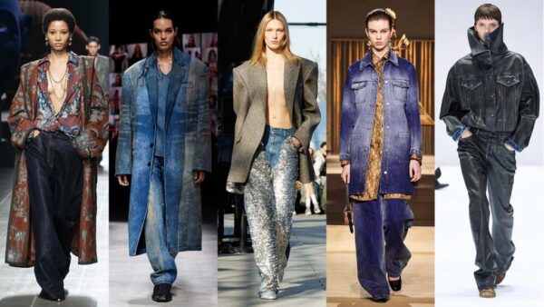 Le nuove tendenze moda jeans donna per l'inverno 2024 - Photo courtesy of Etro, Diesel, Stella McCartney, Dior, Acne Studios