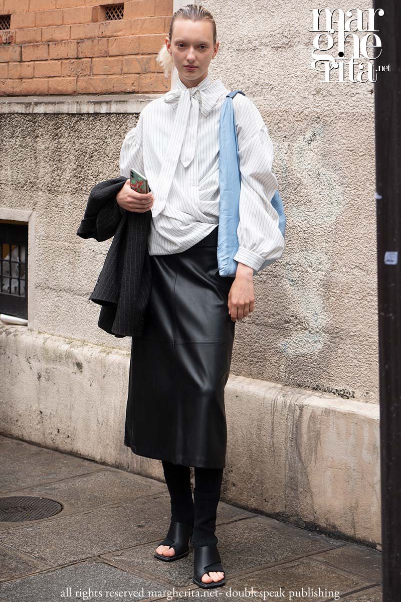 I look della modelle alla Paris Fashion Week - Photo Charlotte Mesman