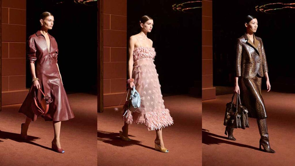 Fendi sfilata collezione donna autunno inverno 2025 2026 - Photo courtesy of Fendi